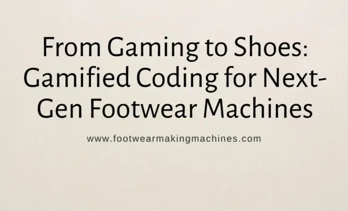 footwear making machine manufacturers