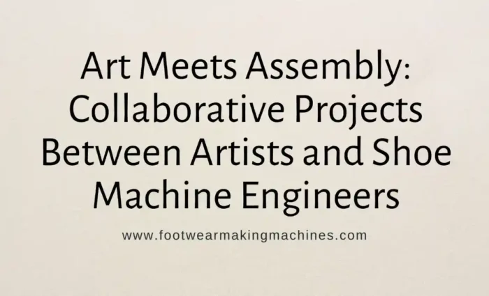 footwear making machine manufacturers