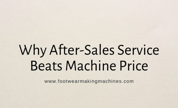 footwear making machines