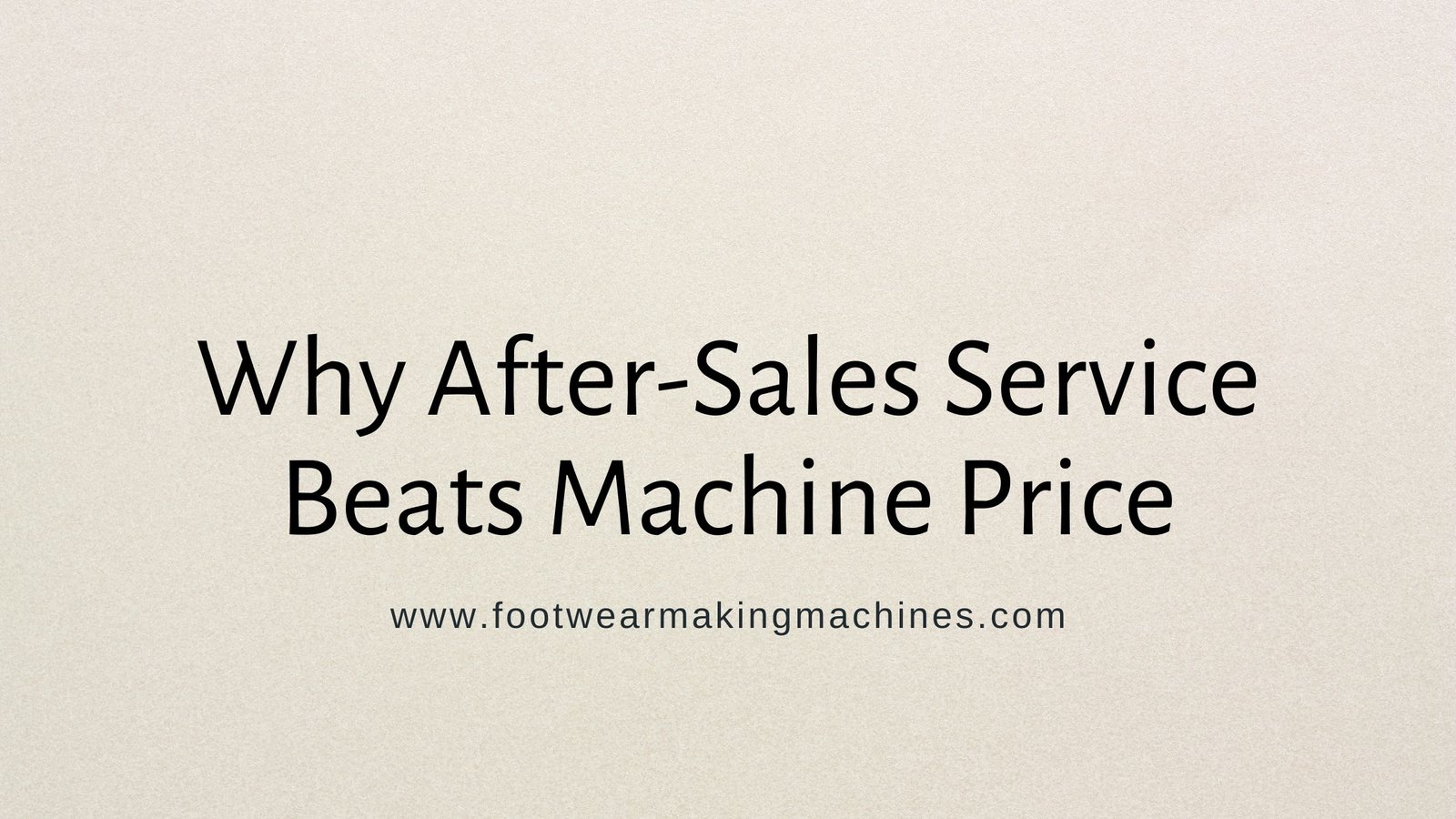 footwear making machines